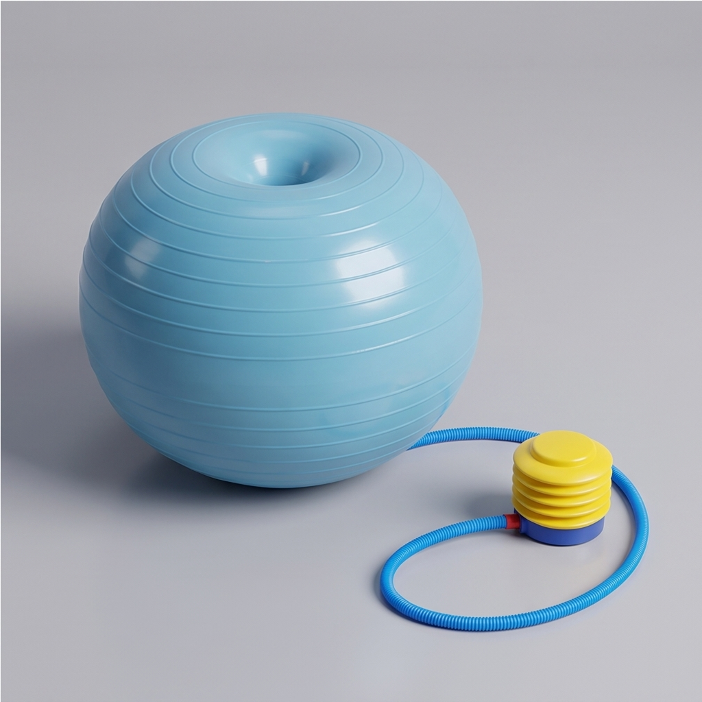 Inflatable Donut Balance Ball - front view