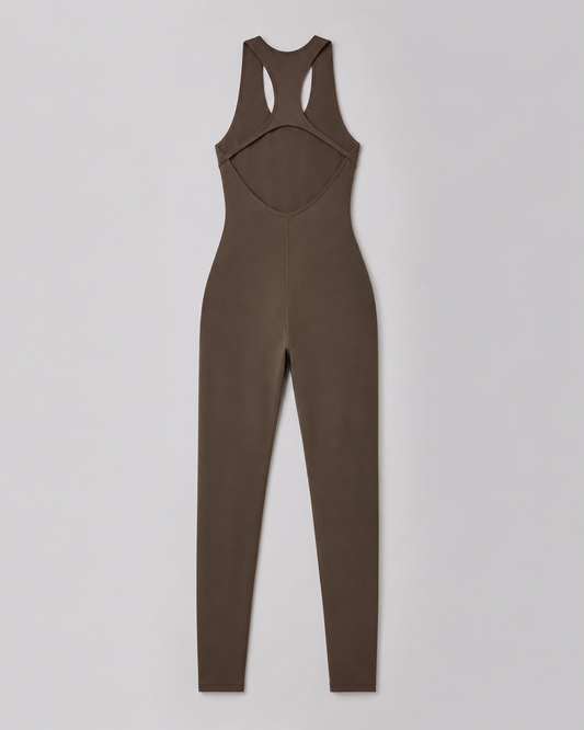 Satin Wrap Evening Dress - Front