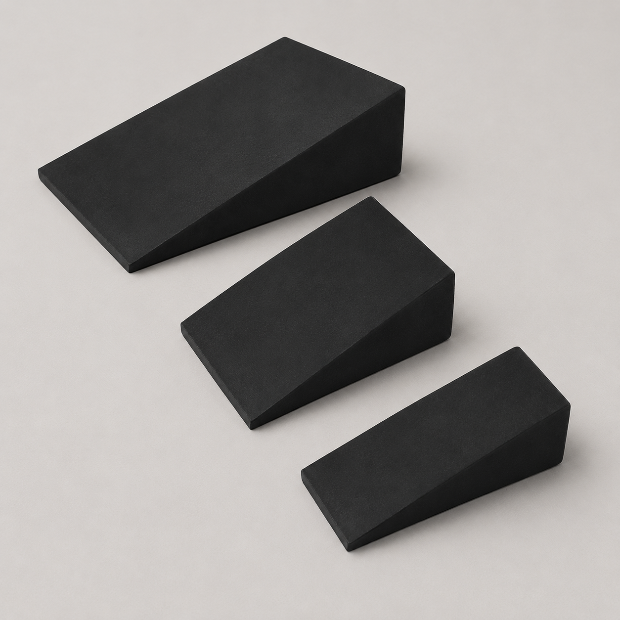 Foam incline wedges side view