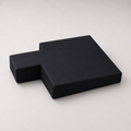 Contoured foam support block with cut-out