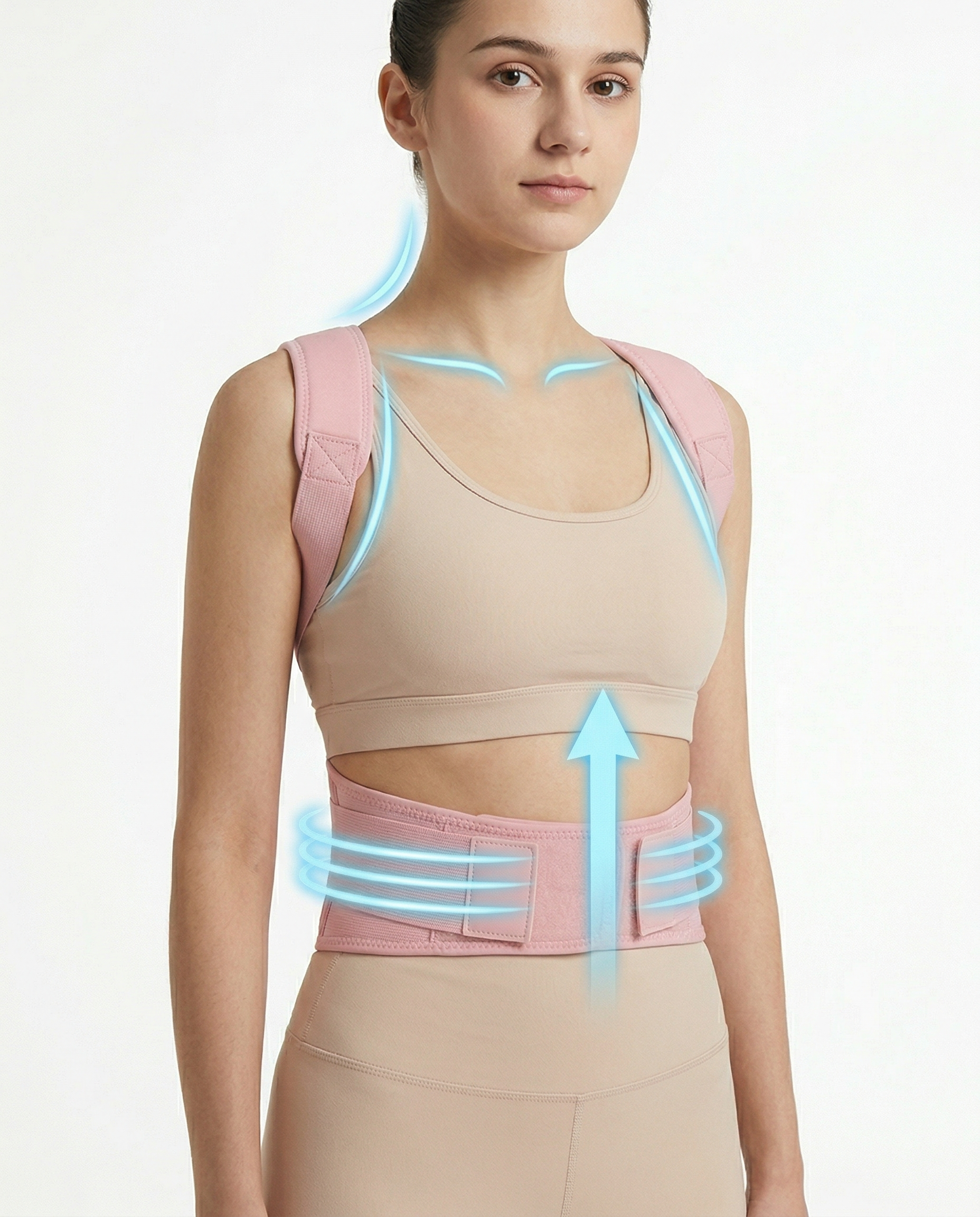 Premium Posture Corrector for Pilates with Lumbar Support