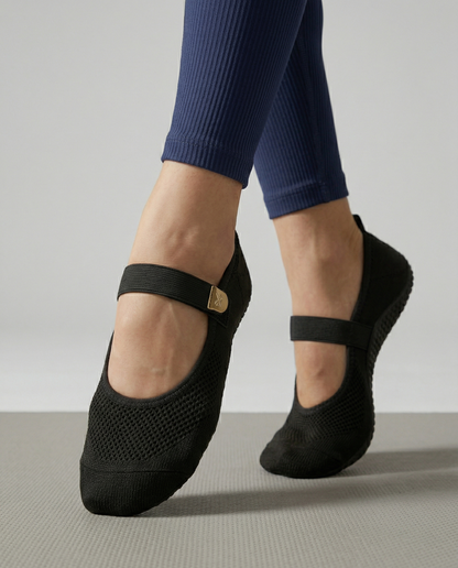 Anti-Slip Pilates Shoes with Support Strap