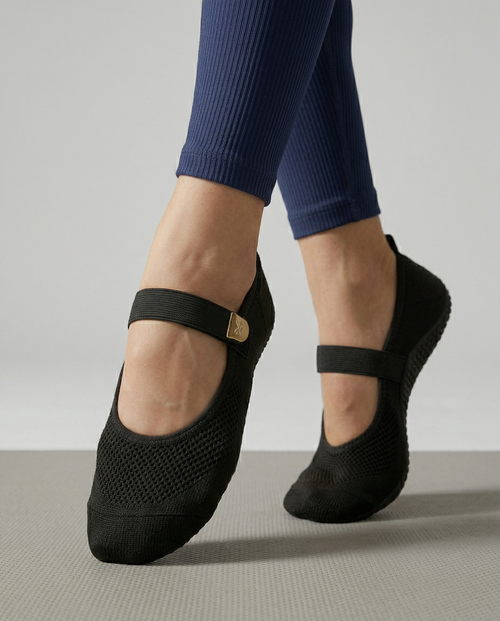 Anti-Slip Pilates Shoes with Support Strap