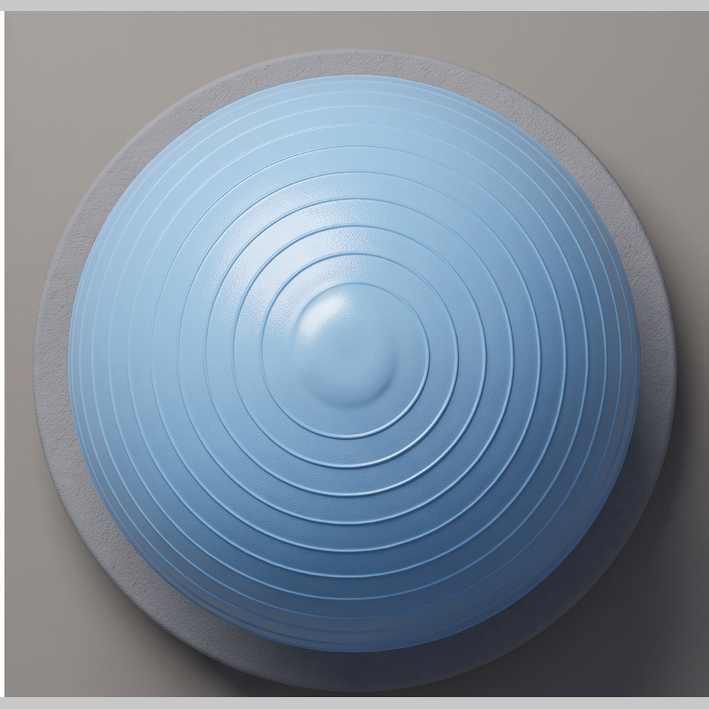 Ribbed Stability Yoga Ball - aerial view