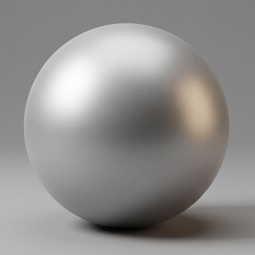 Anti-Burst Pilates Balance Ball - aerial view